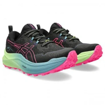 Pre-owned Asics Wmns Trabuco Max 2 Black Hot Pink 1012b426-002