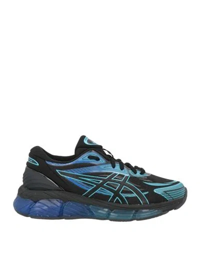 Asics Woman Sneakers Azure Size 6 Textile Fibers, Synthetisches Material In Blue