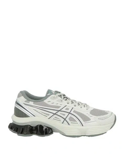 Asics Woman Sneakers Beige Size 8 Textile Fibers, Synthetic Material In Sand