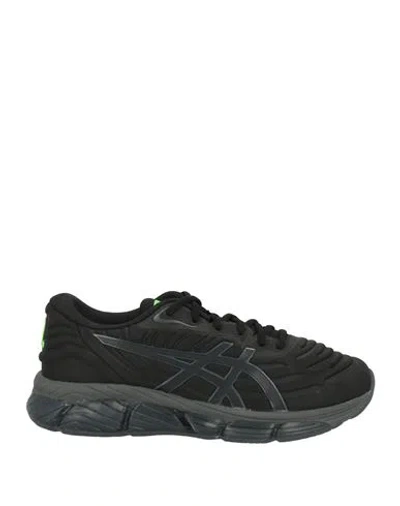 Asics Woman Sneakers Black Size 7.5 Textile Fibers