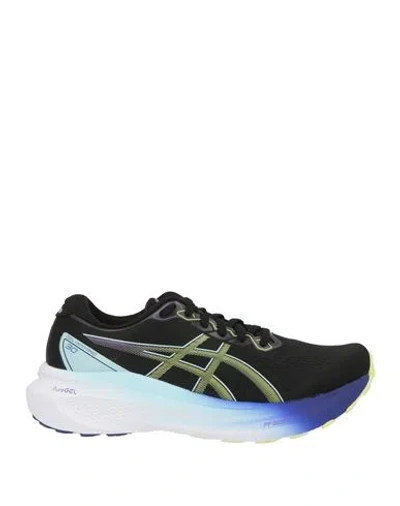 Asics Woman Sneakers Black Size 8 Textile Fibers