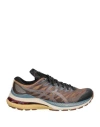 Asics Woman Sneakers Brown Size 5 Textile Fibers, Rubber