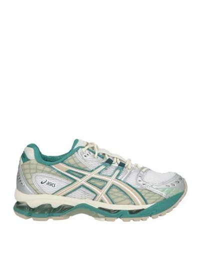 Asics Woman Sneakers Emerald Green Size 5.5 Textile Fibers, Synthetic Fibers