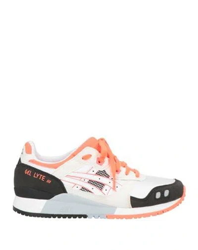 Asics Woman Sneakers Light Grey Size 8 Textile Fibers In Multi