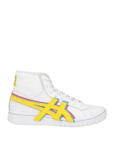 Asics Woman Sneakers White Size 6.5 Soft Leather