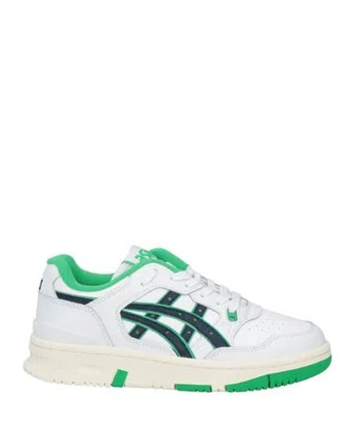 Asics Woman Sneakers White Size 5 Textile Fibers