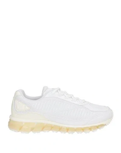 Asics Woman Sneakers White Size 6 Textile Fibers