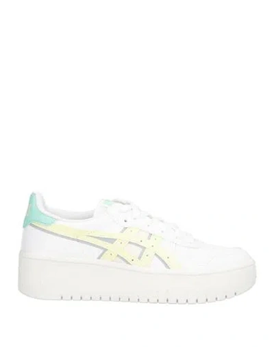 Asics Woman Sneakers White Size 6.5 Leather