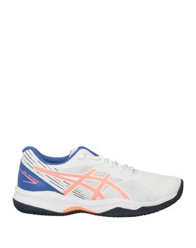 Asics Woman Sneakers White Size 7.5 Textile Fibers, Rubber