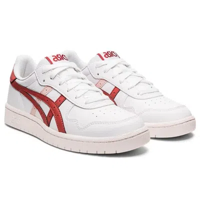 Asics Women's  Japan S 1202a118- Sneakers White Red Lifestyle Shoes Gbnc1322