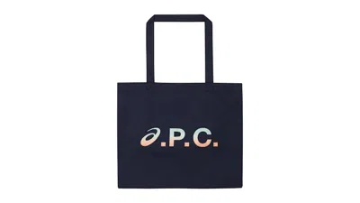 Pre-owned Asics Women's  X Apc Diane Shopping Bag In Dark Navy Blue