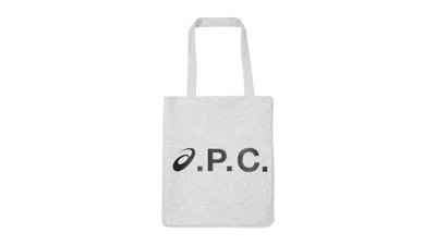 Pre-owned Asics Women's  X Apc Lou Tote Bag In Pale Heather Gray