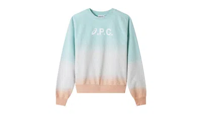 Pre-owned Asics Women's  X Apc Stone Dip Dye Sweatshirt In Multi