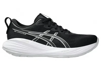 Asics Women's Cumulus 27 Running Shoes In Black/concrete