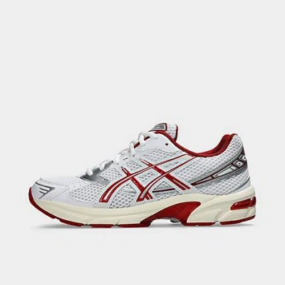 Asics Women's Gel-1130 Casual Shoes In White/red Dahlia