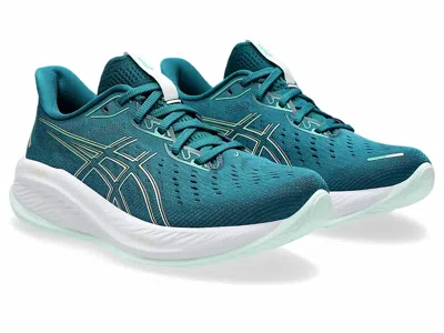 Asics Women's Gel-cumulus 26 Running Shoes In Rich Teal/pale Mint In Multi