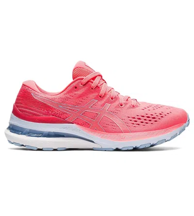Asics Women's Gel-kayano 28 Running Shoes - B/medium Width In Blazing Coral/mist In Pink