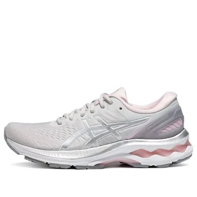 Asics Women's Gel-kayano 28 Running Shoes - B/medium Width In Glacier Grey/pure Silver In White
