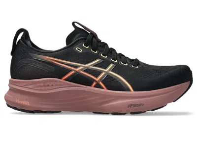 Asics Women's Gel Kayano 32 Sneaker In Black/dark Currant In Multi