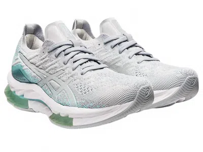 ASICS WOMEN'S GEL KINSEI BLAST SNEAKERS IN GLACIER GREY/PIEDMONT GREY