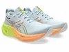 Asics Women's Nimbus 26 Shoes In Paris Cool Grey/safety Yellow In Multi