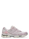 Asics Lace Up Sneakers In Creamrosew