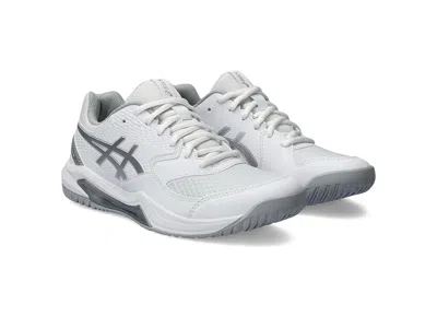 Asics Women's Gel-dedicate 8 Tennis Shoe Women's Shoes White/pure Silver: 8 B - Medium