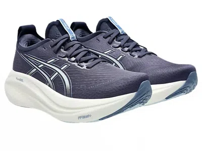 Asics Women's Gel-nimbus 27 Running Shoes In Indigo Fog/cool Grey In Blue