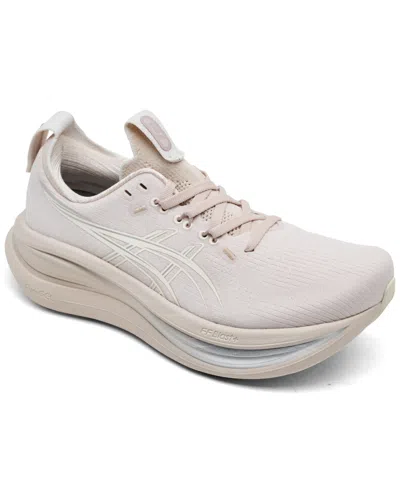 Asics Women's Gel-nimbus 28 Running Sneakers From Finish Line In Mineral Beige,cream