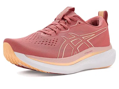 Asics Women's Glideride Max Women's Running Shoes Dark Pink Clay/orange Glow: 6 B - Medium