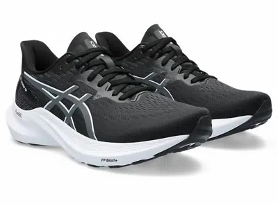 Asics Women's Gt-2000 12 Shoes - Wide Width In Black/carrier Grey