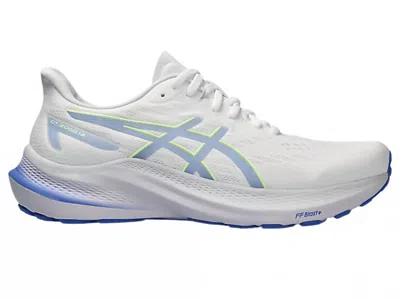 Asics Women's Gt-2000 12 Sneaker In White/sapphire In Multi