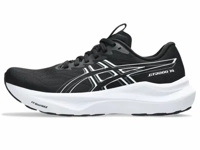 Asics Women's Gt-2000 14 Trainer Running Shoes In Black/white