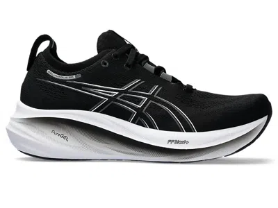 Asics Women's Gel Nimbus 26 Running Shoes In Black/graphite Grey In Multi