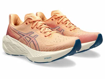 Asics Women's Novablast 4 Running Shoes In Faded Orange/deep Red In Multi