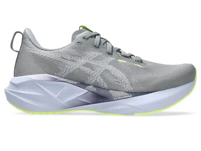 Asics Women's Novablast 5 Running Shoes In Gravel Blue Fade In Transparent