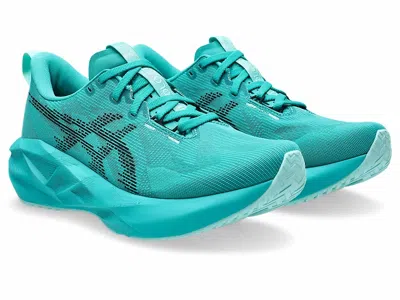 Asics Women's Novablast 5 Shoes In Wave Teal/black In Multi