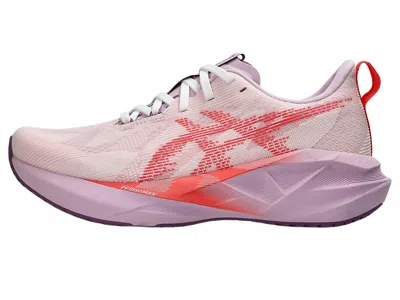 Asics Women's Novablast 5 Sneaker In White/coral Reef In Multi