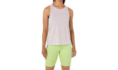Asics Women's Race Tank Top In Barley Rose In Multi