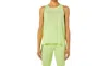 Asics Women's Race Tank Top In Lime Green In Green