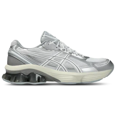 Asics Woman Sneakers White Size 10.5 Textile Fibers In Animal Print