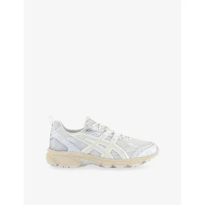 Asics Womens  Gel Nunobiki Woven Trainers In White Cream