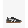 Asics Womens  Skyhand Suede Low-top Trainers In Black White