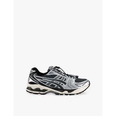 Asics Womens Carrier Grey Black Gel-kayano 14 Mesh Low-top Trainers