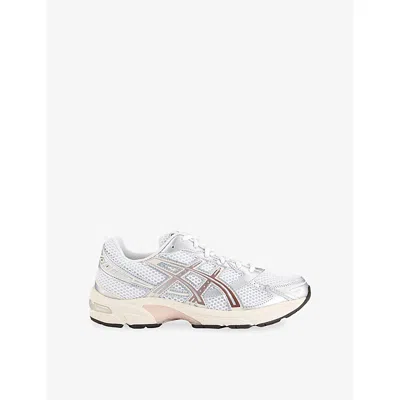 Asics Womens Gel 1130 Leather And Mesh Trainers White Rusted Rock
