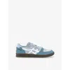 Asics Womens Light Blue White Skyhand Og Suede Low-top Trainers