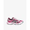 Asics Womens Pink Glo Pure Silver Gel 1130 Woven Trainers In Multi
