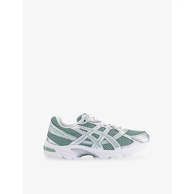 Asics Womens Verdigris Pure Silver Gel 1130 Mesh Trainers In Green