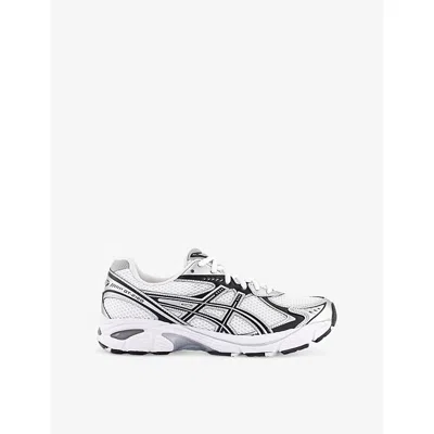 Asics Womens Gt 2160 Faux-leather And Mesh Low-top Trainers White Black Silver