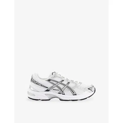 Asics Womens White Pure Silver Gel 1130 Leather And Mesh Trainers